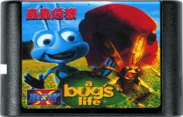 Cartridge artwork for Bug's Life, A on the Sega Genesis.