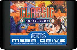 Cartridge artwork for Classic Collection on the Sega Genesis.