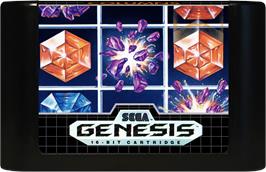 Cartridge artwork for Columns on the Sega Genesis.