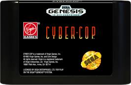 Cartridge artwork for Cyber-Cop on the Sega Genesis.