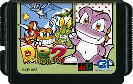 Cartridge artwork for Dyna Brothers 2 Special on the Sega Genesis.