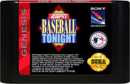 Cartridge artwork for Espn Baseball Tonight on the Sega Genesis.