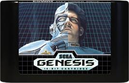 Cartridge artwork for Eswat - City Under Siege on the Sega Genesis.