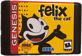 Cartridge artwork for Felix The Cat on the Sega Genesis.
