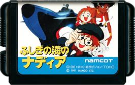 Cartridge artwork for Fushigi No Umi No Nadia on the Sega Genesis.