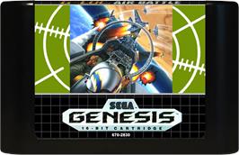 Cartridge artwork for G-Loc Air Battle on the Sega Genesis.