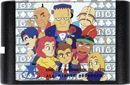 Cartridge artwork for Hei Tao 2 - Super Big 2 on the Sega Genesis.