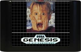 Cartridge artwork for Home Alone on the Sega Genesis.