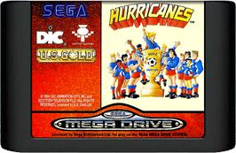 Cartridge artwork for Hurricanes, The on the Sega Genesis.