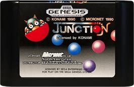 Cartridge artwork for Junction on the Sega Genesis.