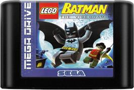 Cartridge artwork for Lego Batman on the Sega Genesis.