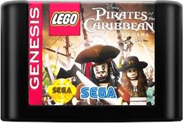 Cartridge artwork for Lego Pirates Of The Caribbean on the Sega Genesis.