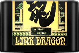 Cartridge artwork for Link Dragon on the Sega Genesis.