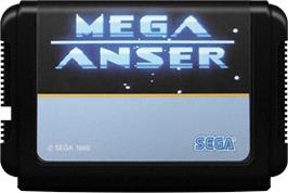 Cartridge artwork for Mega Anser on the Sega Genesis.