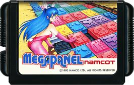 Cartridge artwork for Megapanel on the Sega Genesis.
