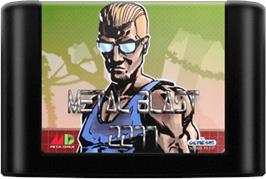 Cartridge artwork for Metal Blast 2277 on the Sega Genesis.