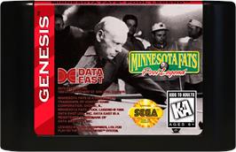 Cartridge artwork for Minnesota Fats - Pool Legend on the Sega Genesis.