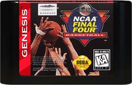 Cartridge artwork for NCAA Final Four Basketball on the Sega Genesis.