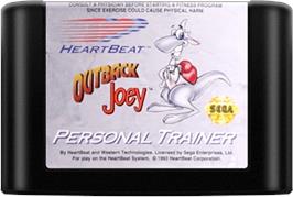 Cartridge artwork for Outback Joey on the Sega Genesis.
