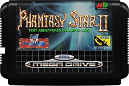 Cartridge artwork for Phantasy Star 2 - Huey's Adventure on the Sega Genesis.