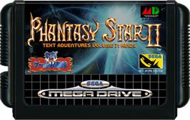 Cartridge artwork for Phantasy Star 2 - Kinds's Adventure on the Sega Genesis.
