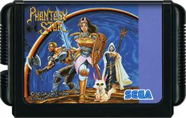 Cartridge artwork for Phantasy Star Fukkokuban on the Sega Genesis.