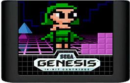 Cartridge artwork for Project Md on the Sega Genesis.