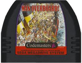 Cartridge artwork for S.S. Lucifer - Man Overboard on the Sega Genesis.
