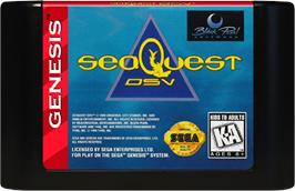 Cartridge artwork for Seaquest Dsv on the Sega Genesis.