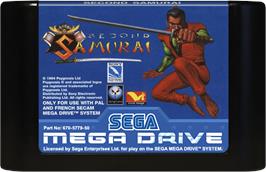 Cartridge artwork for Second Samurai , The on the Sega Genesis.