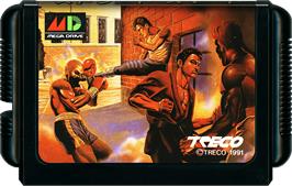 Cartridge artwork for Street Smart on the Sega Genesis.