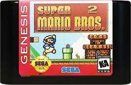 Cartridge artwork for Super Mario Bros. 2 1998 on the Sega Genesis.
