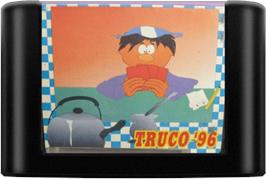 Cartridge artwork for Truco '96 on the Sega Genesis.