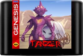 Cartridge artwork for Tänzer on the Sega Genesis.