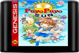 Cartridge artwork for VS Puyo Puyo Sun on the Sega Genesis.