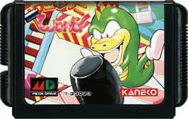 Cartridge artwork for Wani Wani World on the Sega Genesis.