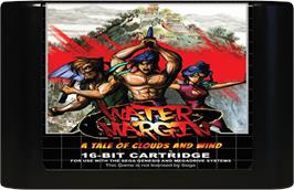 Cartridge artwork for Water Margin - A Tale of Clouds and Wind on the Sega Genesis.