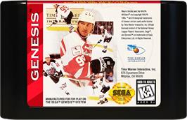 Cartridge artwork for Wayne Gretzky And The Nhlpa All-stars on the Sega Genesis.
