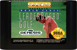 Cartridge artwork for World Class Leaderboard on the Sega Genesis.