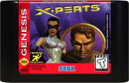 Cartridge artwork for X-Perts on the Sega Genesis.