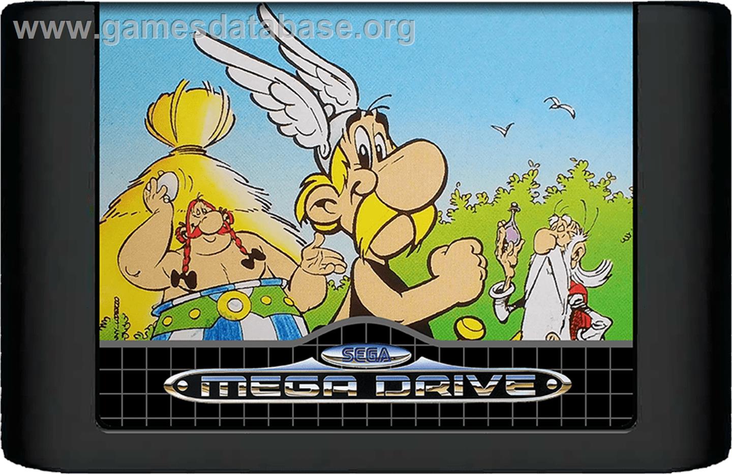 Astérix and the Great Rescue - Sega Genesis - Artwork - Cartridge