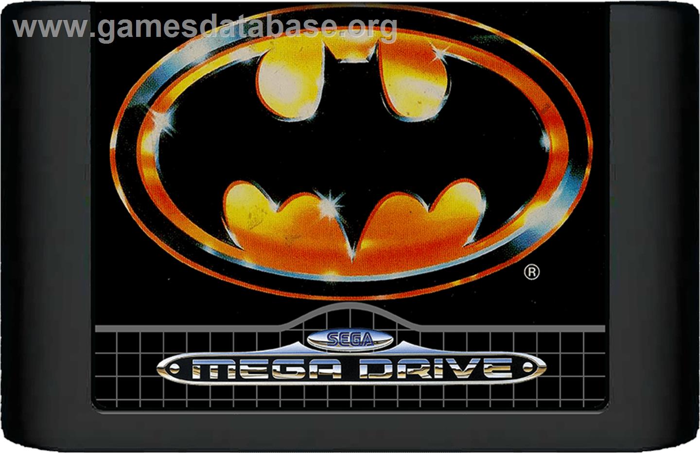 Batman: The Video Game - Sega Genesis - Artwork - Cartridge