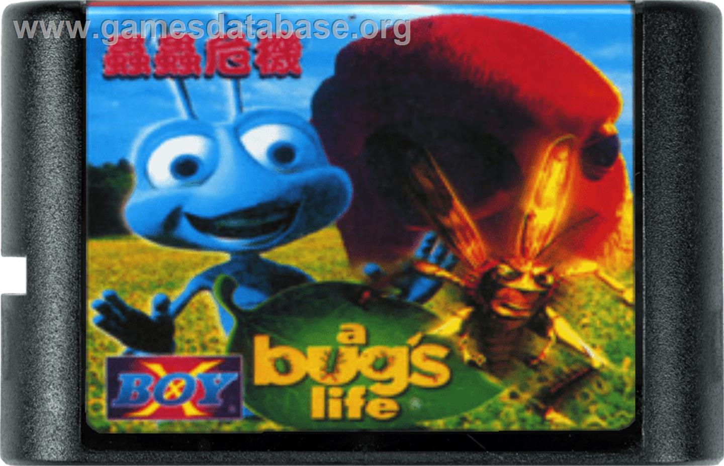 Bug's Life, A - Sega Genesis - Artwork - Cartridge