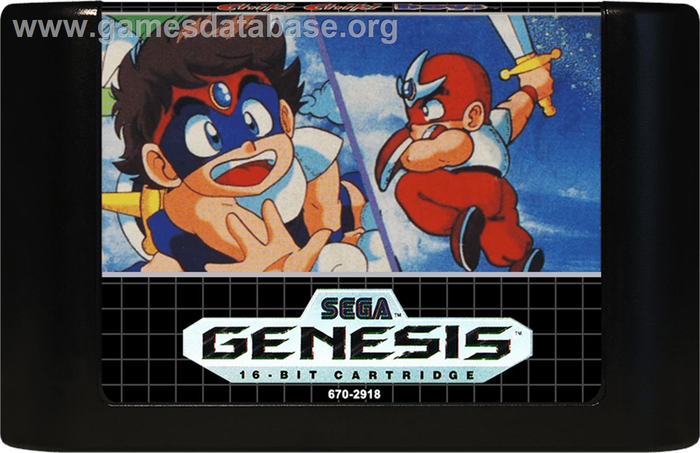 Chiki Chiki Boys - Sega Genesis - Artwork - Cartridge