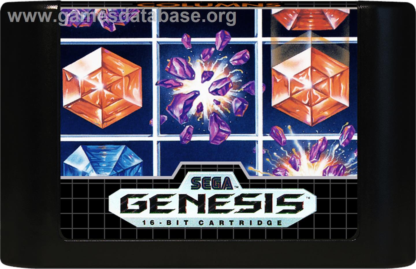 Columns - Sega Genesis - Artwork - Cartridge