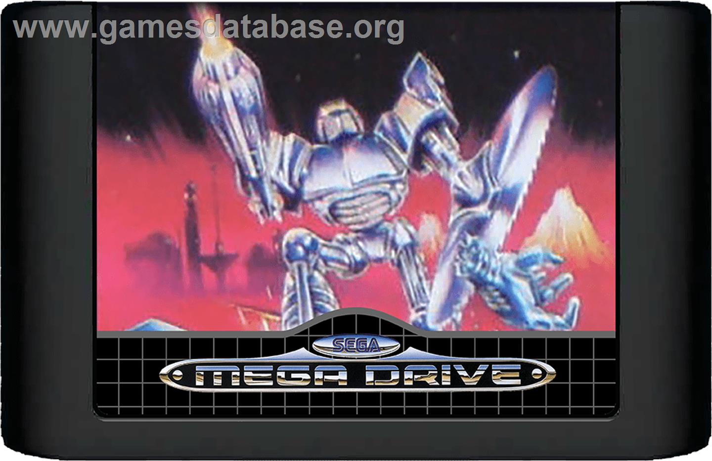 Cyborg Justice - Sega Genesis - Artwork - Cartridge