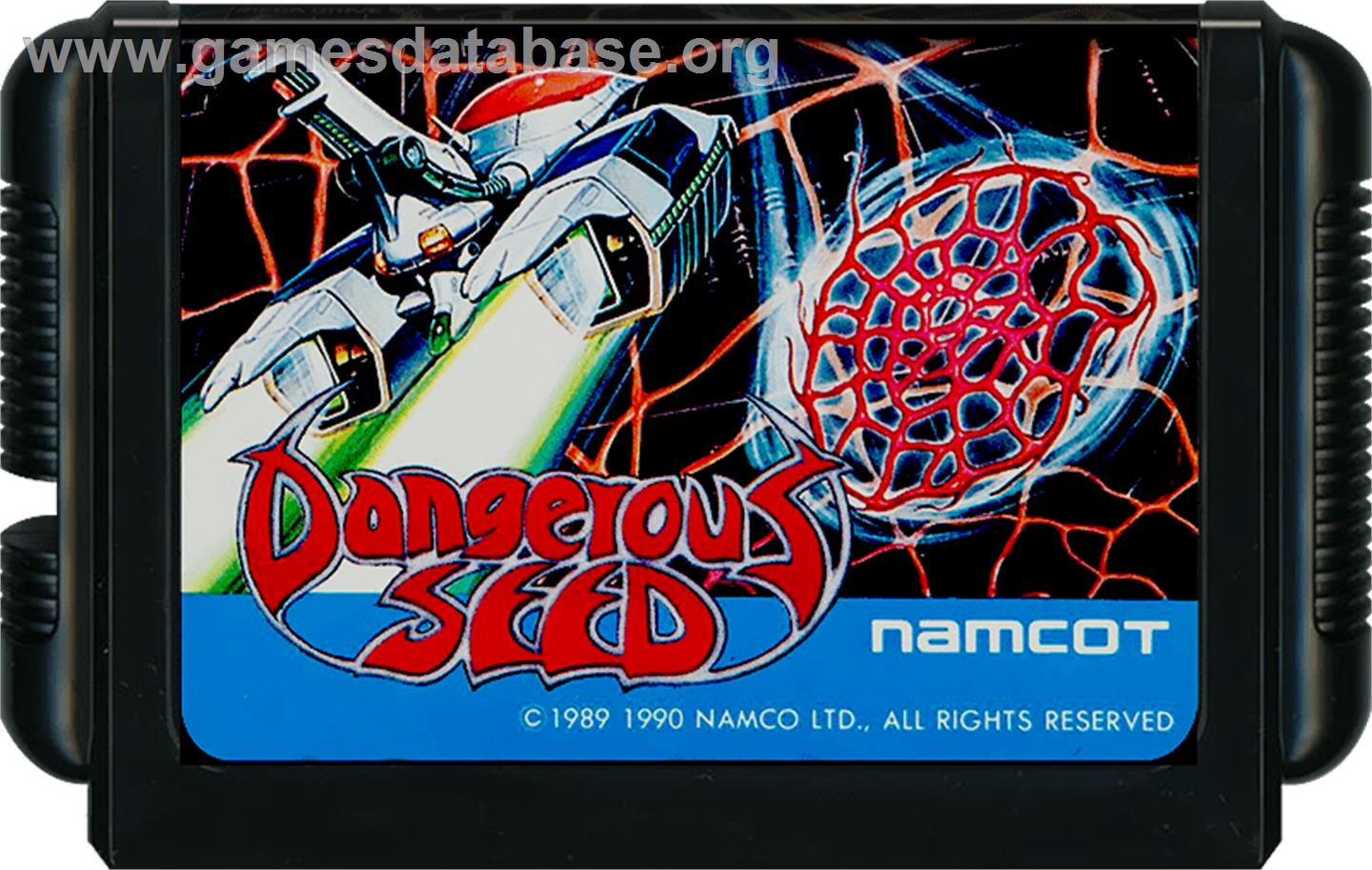 Dangerous Seed - Sega Genesis - Artwork - Cartridge