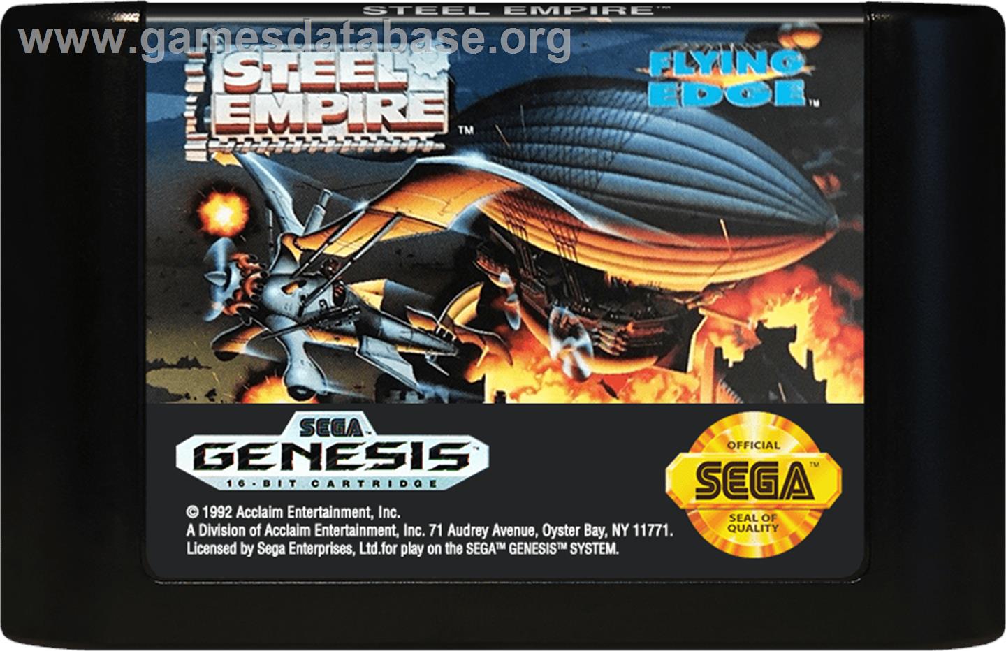 Empire Of Steel - Sega Genesis - Artwork - Cartridge