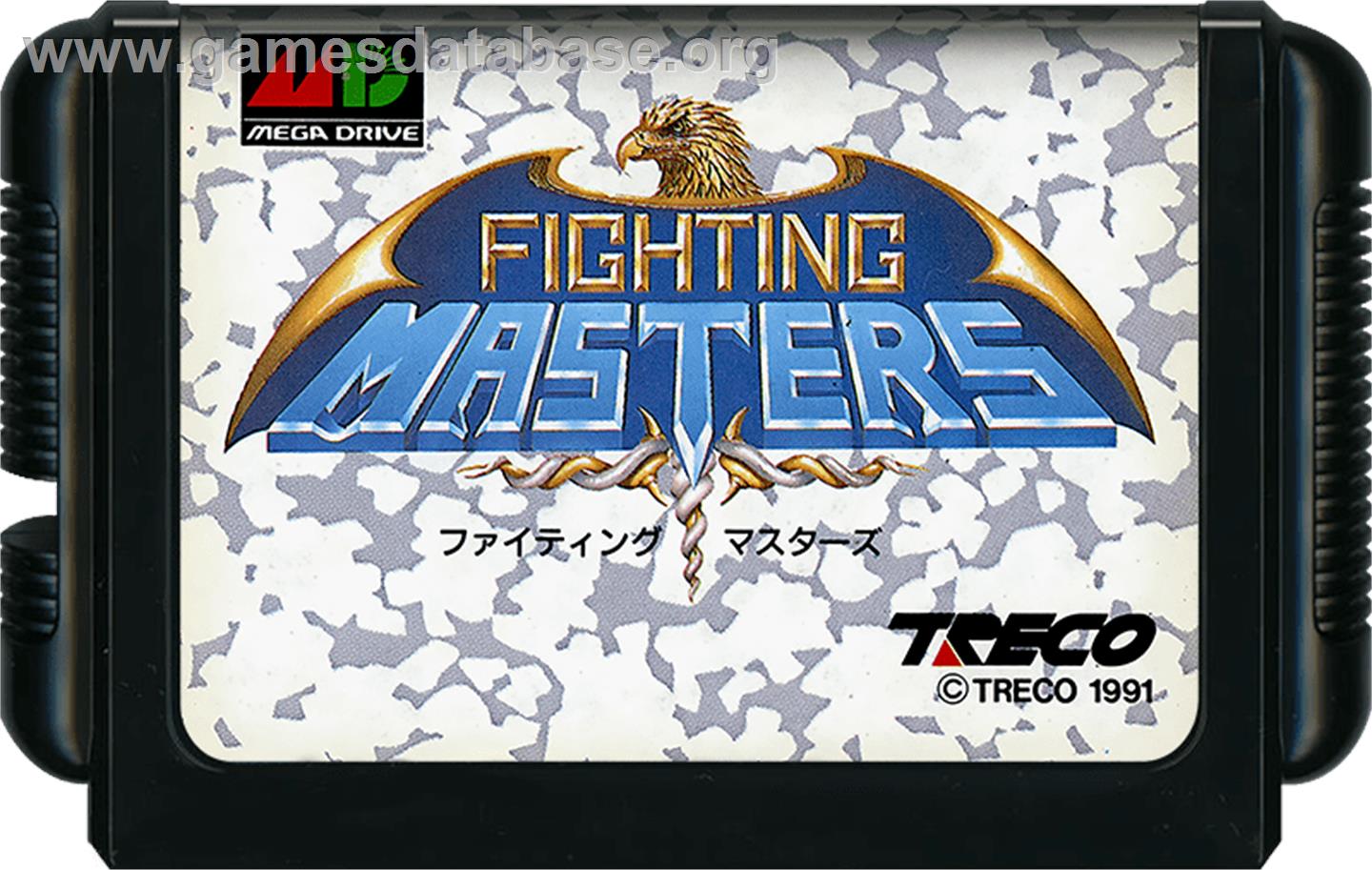 Fighting Masters - Sega Genesis - Artwork - Cartridge