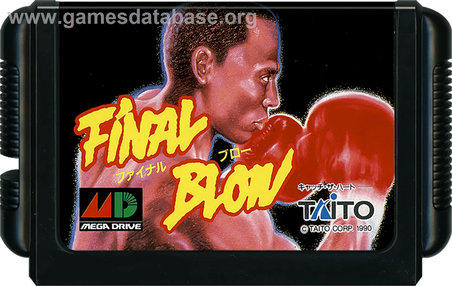 Final Blow - Sega Genesis - Artwork - Cartridge